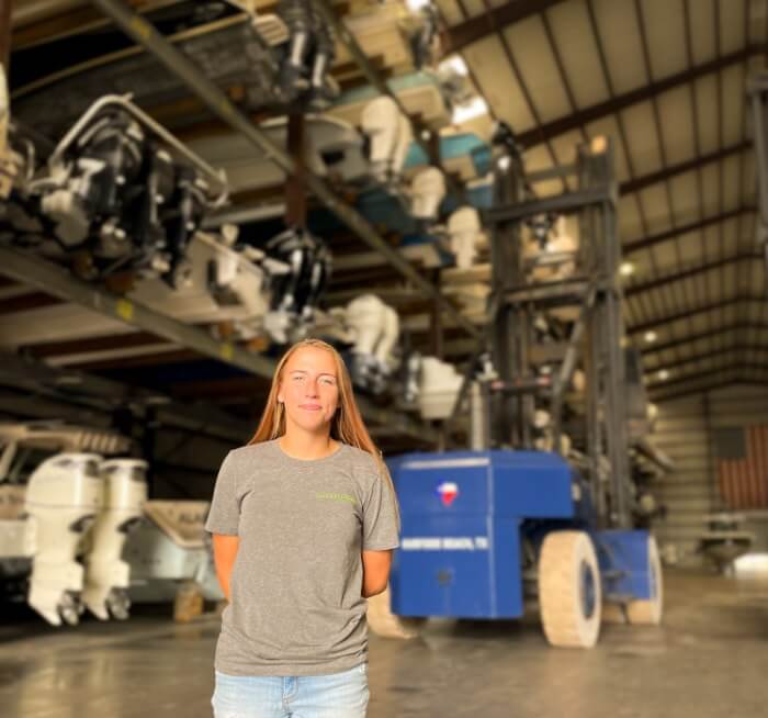 Surfside Marina Ship Store Clerk and Dockhand Emma