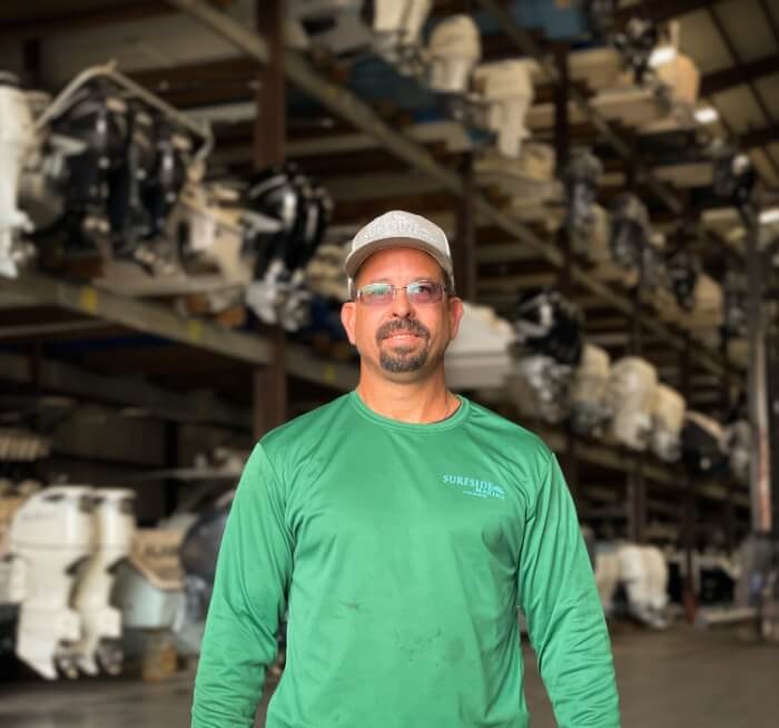 Surfside Marina Service Center Manager Jason